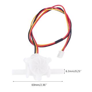 pop* 0.25-3.0 L/min OD 6mm Water Flow Sensor Fluid Flow Meter Hall Magnetic Switch