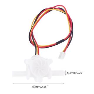 pop* 0.25-3.0 L/min OD 6mm Water Flow Sensor Fluid Flow Meter Hall Magnetic Switch