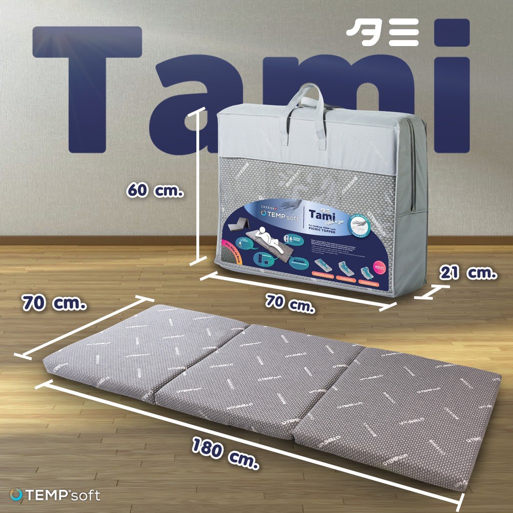 CHERISH TEMPSoft ํ ท็อปเปอร์ ที่รองนอนเพื่อสุขภาพ รุ่นTami 2.5" Topper