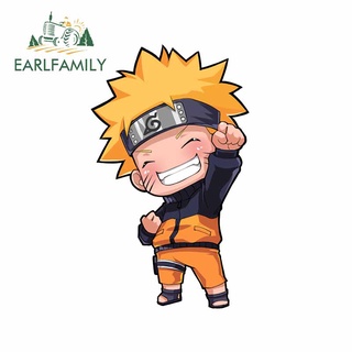 Earlfamily สติกเกอร์ไวนิล ลาย Gambar Naruto 13 ซม. x 8.2 ซม. สําหรับติดตกแต่งรถยนต์