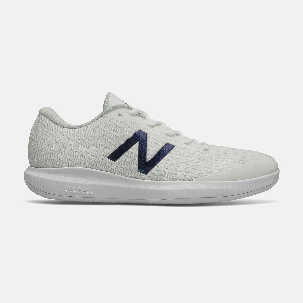 New Balance รองเท้าเทนนิสผู้ชาย FuelCell 996v4 (2E) Wide | White/Blue ( MCH996Z4 )