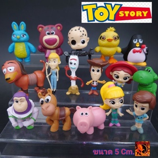 โมเดล Toy Story ขนาดประมาณ 5 Cm. ครบชุด 17 ตัว ราคาถูก พร้อมส่ง