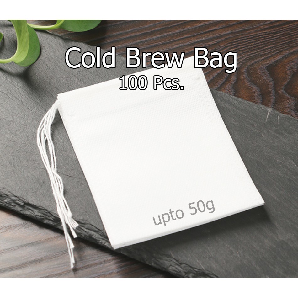 ถุงทำกาแฟ Cold Brew 100 ถุง ขนาด 15x9.5 cm. (D10)
