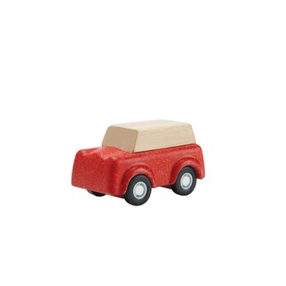 PlanToys 6281 Red SUV ของเล่นรถเอสยูวี  ของเล่นเสริมพัฒนาการ ของเล่นไม้  ของเล่นสำหรับเด็กอายุ 3 ขวบขึ้นไป