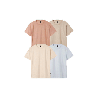 Yuedpaoแท้100% ไม่ย้วย ไม่ต้องรีด รุ่น Ultra Soft Non-Iron ผ้านุ่มใส่สบายมาก คอกลม Set Warm Neutral
