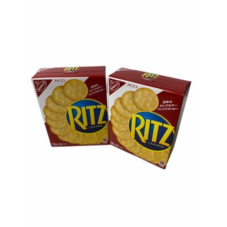 RITZ ขนมปังกรอบ !! กล่องใหญ่..สินค้านำเข้าจากญี่ปุ่น 1SETCOMBO/2กล่อง ราคาพิเศษ สินค้าพร้อมส่ง