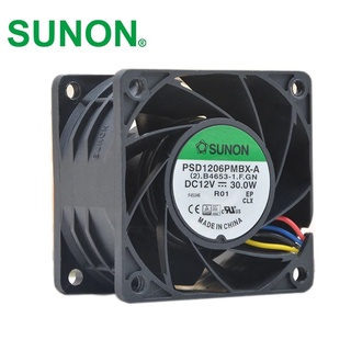 PSD1206PMBX-A 6038 6CM 30W SUNON Double Ball Fan 6038 For Ant S7 S9 Shenma M3 Power supply cooling Fan Super violent win