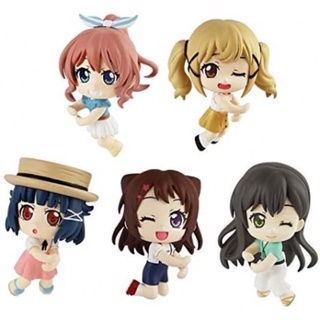 BanG Dream! Girls Band Party! Mugyutto Cable Mascot RICH Poppin’ Party (Set of 5) Gashapon กาชาปอง ฟิกเกอร์แท้ เกาะสาย