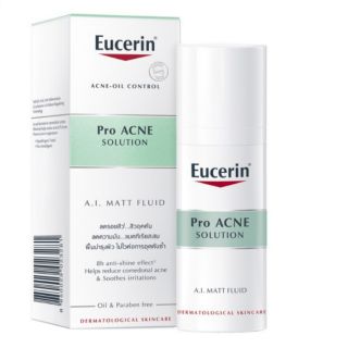 (ของแท้💯%) Eucerin Pro Acne AI Matt Fluid 50ml.