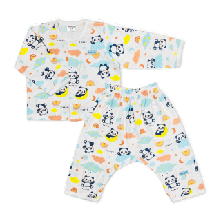 [ขายดี] BABBLE ชุดนอนเด็ก ชุดเซต อายุ 3 เดือน ถึง 7 ปี (3 ลายให้เลือก) เสื้อผ้าฝ้าย (SL009)