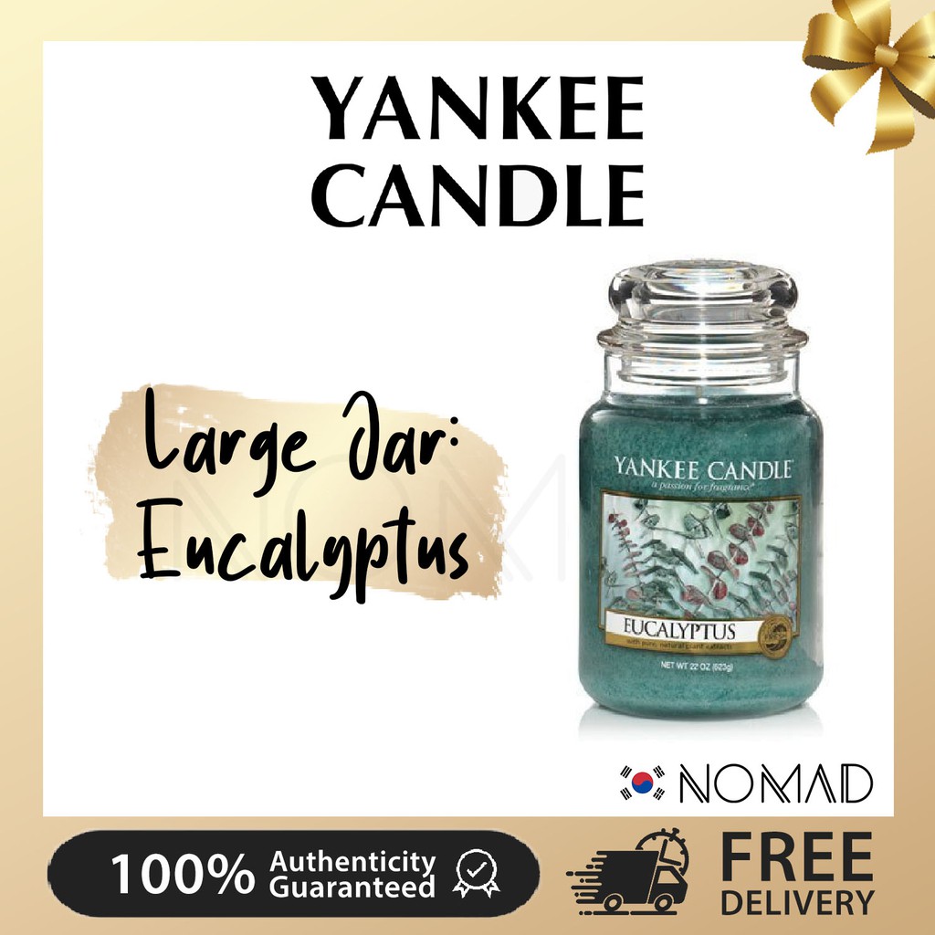 [Yankee Candle] Eucalyptus Large Jar Candle n58h Shopee Thailand