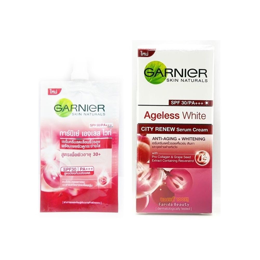 garnier ageless white