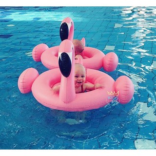 Flamingo Baby Pool Float ห่วงยางเด็กสอดขาฟามิงโก้ สีชมพู