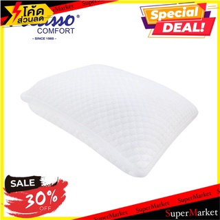 หมอนสุขภาพ MEMORY FOAM PICASSO SMILE FIRM หมอนสุขภาพ MEMORY FOAM PILLOW PICASSO SMILE FIRM 16X24" WHITE หมอนหนุนและหมอนข