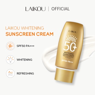 Laikou ไวท์เทนนิ่งกันแดด สดชื่น ป้องกันรังสียูวี SPF50 PA+++ 50 กรัม