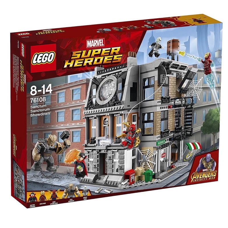 LEGO Marvel Super Heroes 76108 (กล่องมีตำหนิเล็กน้อย) Sanctum Sanctorum Showdown ของแท้