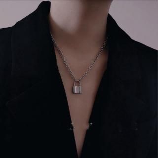 สร้อยคอ จี้แม่กุญแจ สไตล์พังค์ ฮิปฮอป（A13-02-18）LOCK