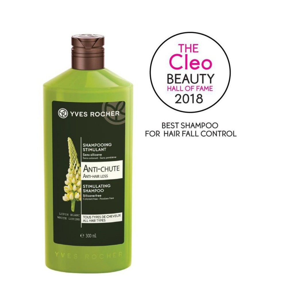 yves rocher bhc anti hair loss  shampoo 300 ml ผลิต 3/2019