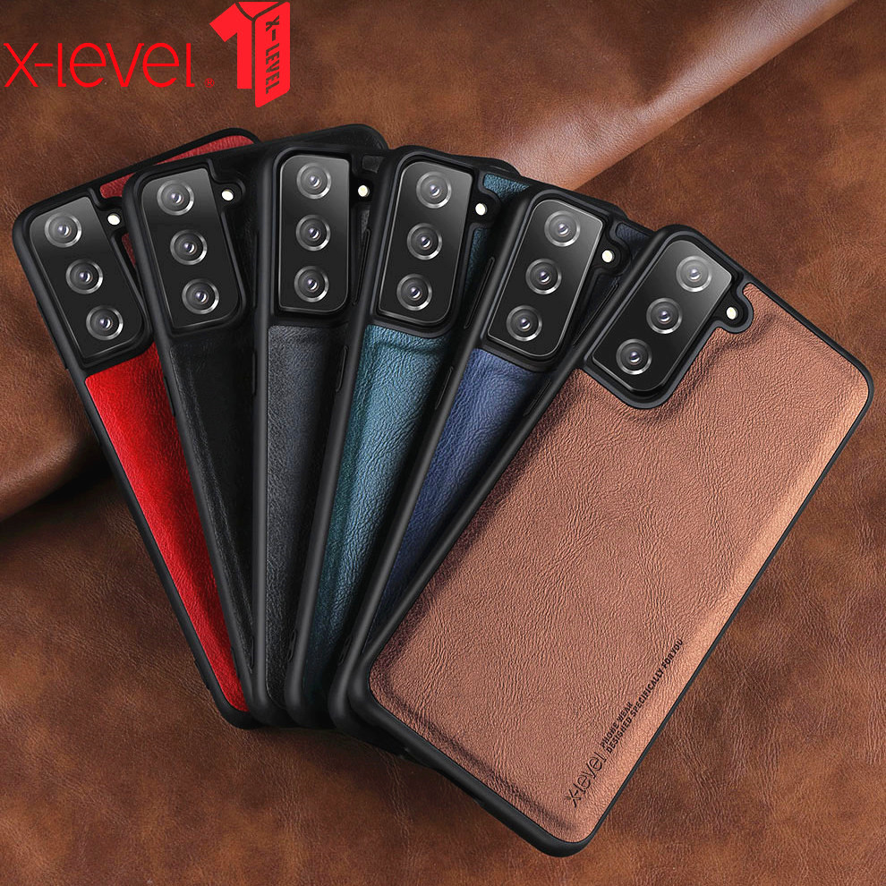 X Level Samsung Galaxy S21 Plus S21 Ultra 5g S S10 Plus Case Edge Soft Silicone Cases Full Protection Luxury Pu Leather Back Cover Casing Shockproof ราคาท ด ท ส ด