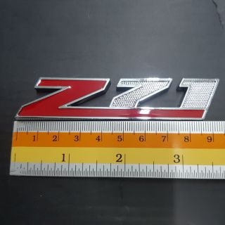 Logo Z71 ของรถ Chevrolet งานเหล็ก 9.5x2cm