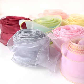 เครื่องประดับผมริบบิ้นโบว์ลูกไม้สําหรับตกแต่งเค้ก Topper Organza