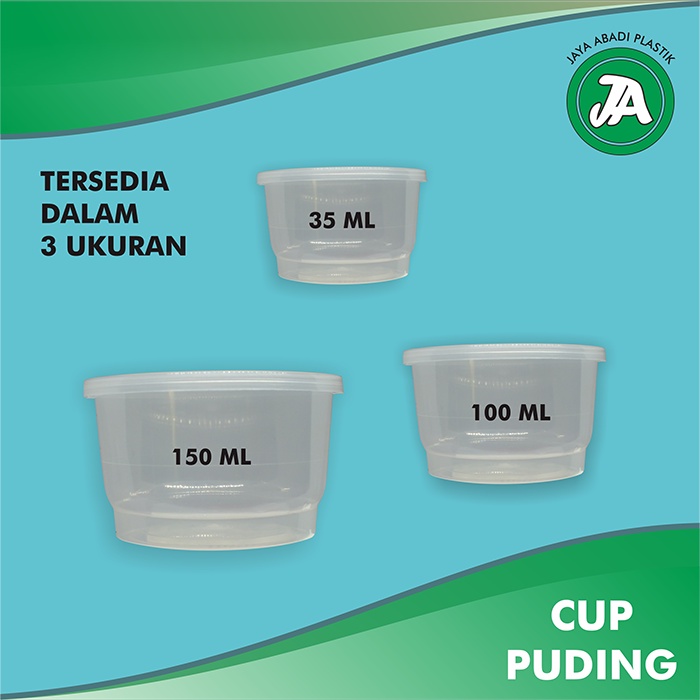 Pudding Cup 150 ml เค้กภาชนะ Thinwall Cup - 25 ชิ้น