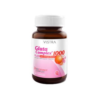VISTRA Gluta Complex 1000 Plus Red Orange Extract 30 Capsules