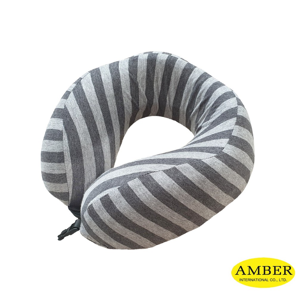 Amber Memory Roll Neck Pillow หมอนรองคอเมมโมรี่ Amber รุ่นโรลเน็ค ม้วนเก็บได้