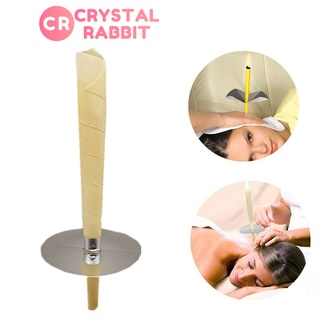 CRYSTAL RABBIT เทียนหู น้ำยาล้างขี้หู กำจัดขี้ผึ้งฮอร์นปลั๊กอุดหู เทียนขี้หู Earwax Remover Candle สไตล์ทรัมเป็ต