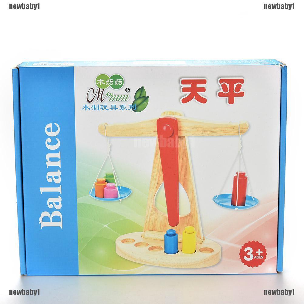 1 Set Balance Scale Toy Montessori Educational Toy Baby Early ...