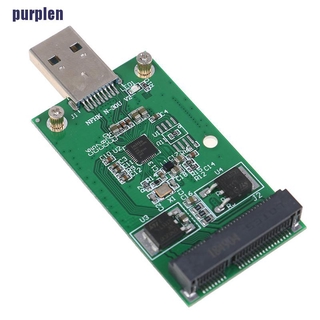 【purplen】อะแดปเตอร์แปลง Mini USB 3.0 เป็น PCIE mSATA External SSD PCBA 1 ชิ้น