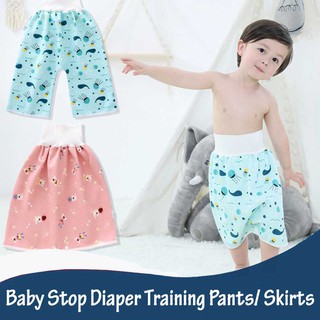 Baby Infant Diaper Training Pants Skirts Kid Reusable Waterproof Pants Urine Pants Adjustable Toilet Training Pants 1-9Y