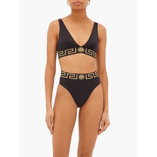 NEW‼️(งานเกรดนำเข้า💯)กรี๊ดดด แซ่บไฟลุกหาด Versace Bikini ชุดว่ายน้ำ 2พีซ