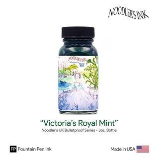 Noodlers "Victoria’s Royal Mint" Bulletproof Ink 3oz.Bottle - หมึกกันกระสุน สีเขียว ขนาด 3 ออนซ์