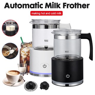 (Pre Order)💖💗 Electric Milk Frother Foamer เครื่องตีฟองนมไฟฟ้า เครื่องตีฟองนม นุ่มละเอียด (ขายอย่างน้อย 2 ชิ้น)สีขาว