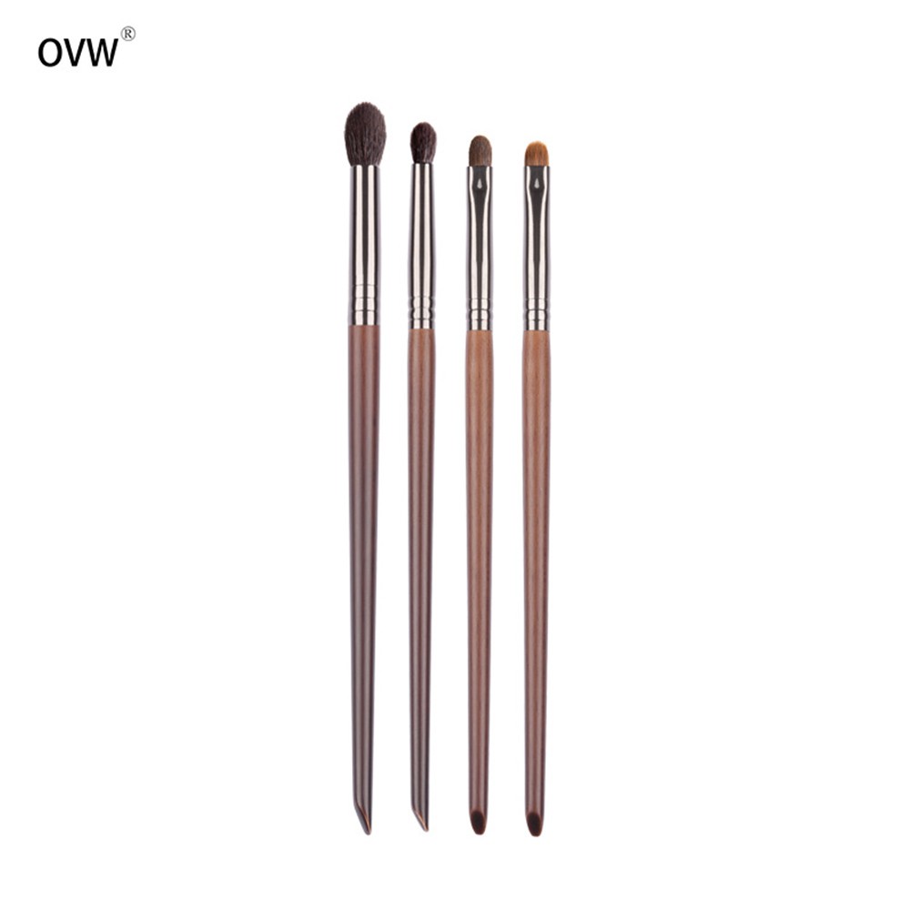 【OVW】 ชุดแปรงอายแชโดว์ขนแพะ 4 ชิ้น XQ08111219