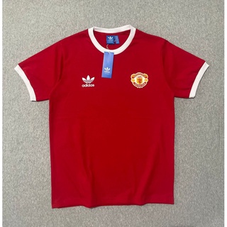 เสื้อยืด พิมพ์ลาย Manchester UNITED RINGER RETRO ADDS สําหรับผู้ชาย