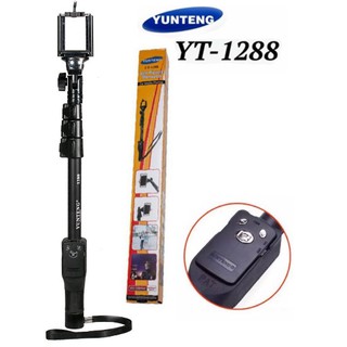 YUNTENG Monopod YT-1288 ไม้เซลฟี่มีรีโมทบลูทูธในตัว