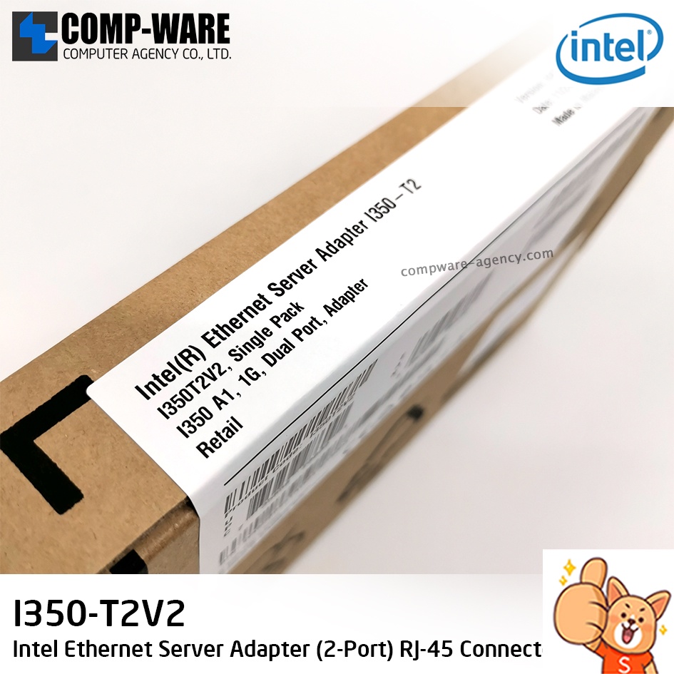 LAN Card - Intel Ethernet Server Adapter I350-T2V2 (2-Port) RJ-45 ...