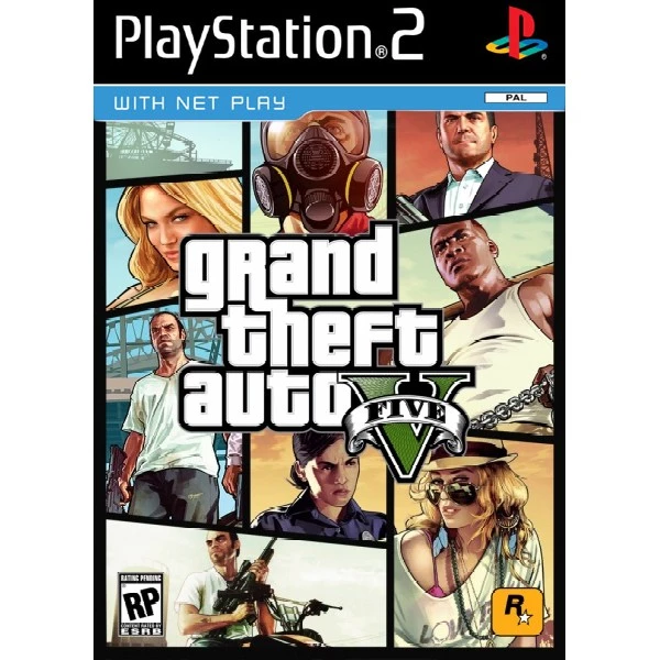 แผ่นเกมส์ GTA V PS2 Playstation2 คุณภาพสูง ราคาถูก