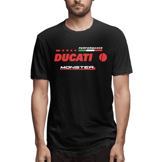 เสื้อยืดพิมพ์ลายแฟชั่น พร้อมส่ง เสื้อยืดคอกลม ผ้าฝ้าย พิมพ์ลาย Ducati Monster ของขวัญที่ดีที่สุด สําหรับเพื่อน CBicjf34L