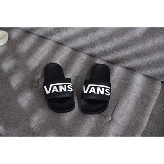 [ของแท้ ส่งฟรี จากไทย] VANS SLIDE-ON "BLACK" (รุ่นเก่า)