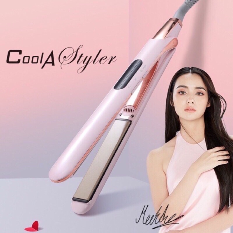 โค้ดลด Cool A Styler เครื่องหนีบผม ของแท้ เครื่องม้วนผม Coolastyler HS 976 ที่หนีบผม