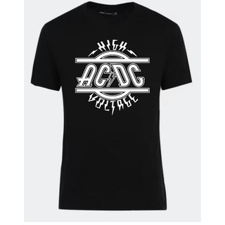 เสื้อยืดพิมพ์ลายแฟชั่น เสื้อเชิ้ตผ้าฝ้าย 100% แรงดันสูง acdc สไตล์ออสเตรเลีย สําหรับผู้ชาย