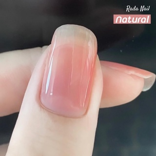 Rada Nail สีNatural ธรรมชาติ เนื้อสีเงาดั่งเจล (ไม่ต้องอบ) แห้งไว กลิ่นไม่ฉุน เล็บไม่เหลือง