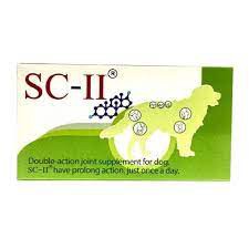 SC-II joint อาหารเสริมบำรุงข้อ สำหรับสุนัข 1กล่อง บรรจุ 28 เม็ด