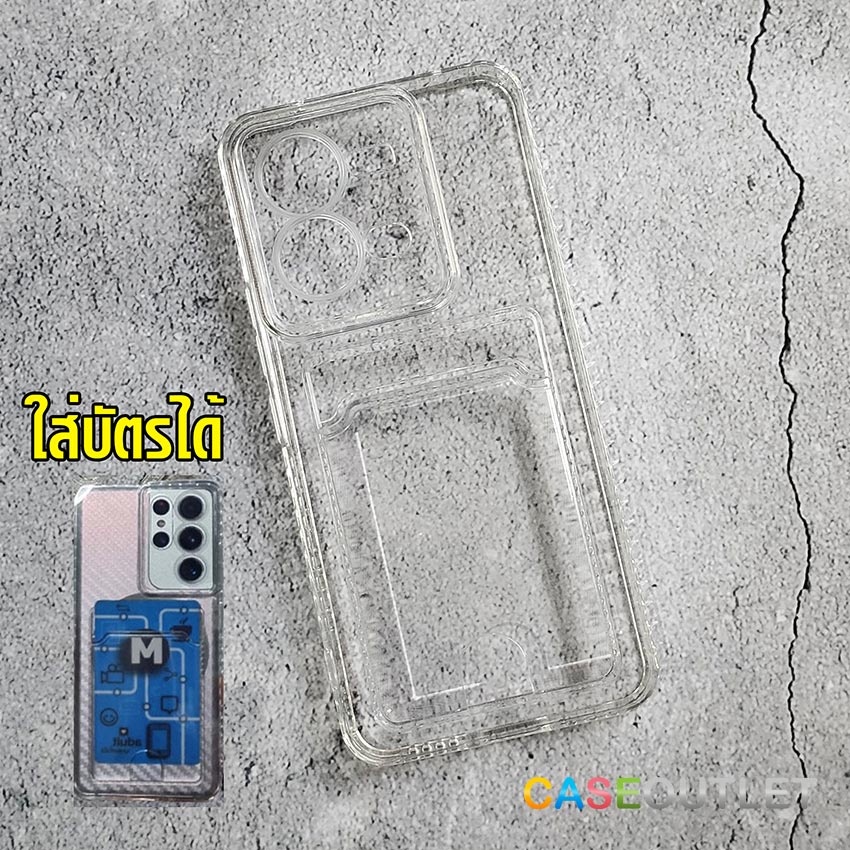 เคส Vivo V50 V30 pro V29 V29e V27 V25 V23 V21 5g V23e Y17s Y03 Y28 Y100 เคสใส ใส่บัตรได้ เคสใส่บัตร 