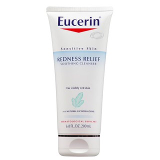 (USA) Eucerin Redness Relief Soothing Skin Cleanser Gel 200ml เจลล้างหน้าสำหรับผิวอักเสบ บอบบาง แพ้ง่าย