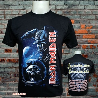 เสื้อวง IRON MAIDEN วงร็อค ไม่มีตะเข็บข้าง คอฟิต ป้ายUSA เสื้อวินเทจ เสื้อร็อค เสื้อทัวร์ วงร็อคต่างประเทศ