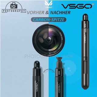 VSGO POWER-SWITCH LENS CLEANING PEN V-P03E ปากกาทำความสะอาดกล้องหัวคาร์บอน และแปรงสำหรับทำความสะอาดเลนส์